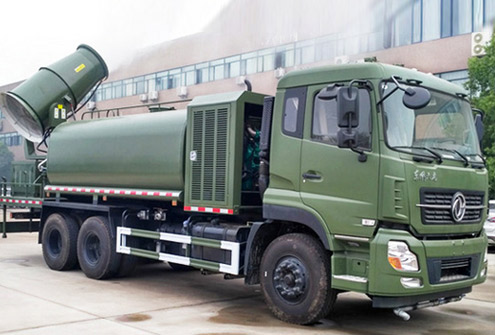 國六東風天龍多功能抑塵車