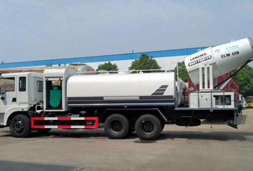 國六東風錦程后雙橋多功能抑塵車