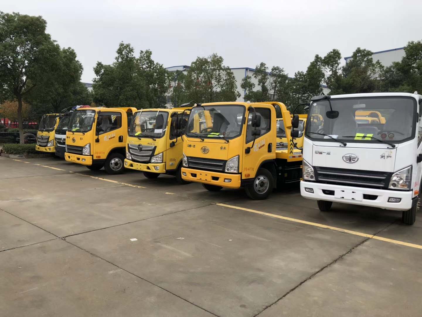 國六解放虎V藍牌清障車