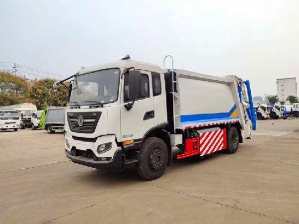 東風(fēng)天錦天然氣國(guó)六14方壓縮式垃圾車
