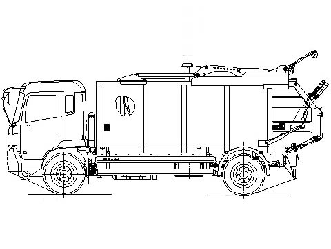 江鈴凱銳國六無泄漏壓縮式垃圾車