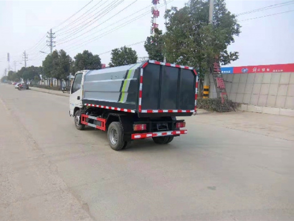 凱馬國六藍牌4方自裝卸(掛桶)式垃圾車