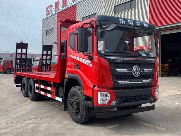 東風華神T5后八輪平板拖車