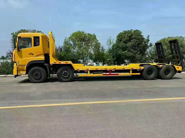 (國五)程力前四后八凹板平板拖車