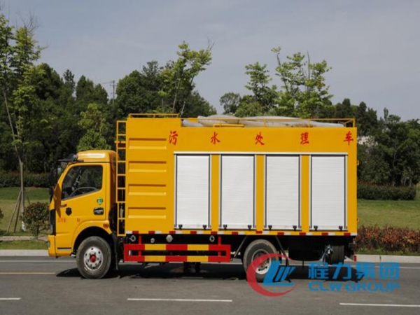 東風(fēng)大多利卡8方污水處理車，凈化車程力廠家直供