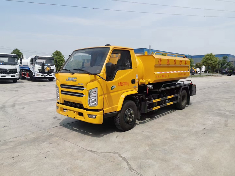 江鈴順達5方清洗吸污車，地下室專用