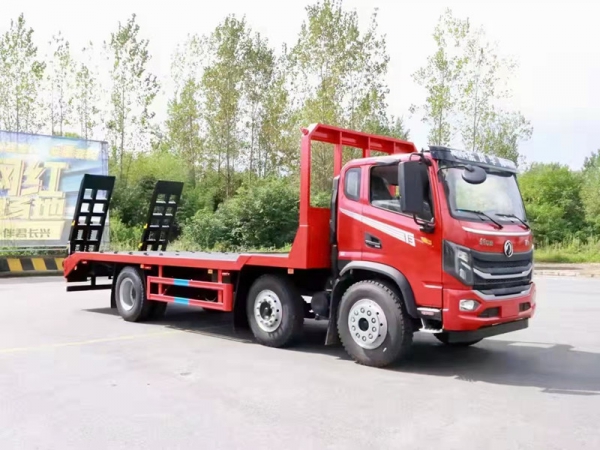 華神小三軸平板運輸車