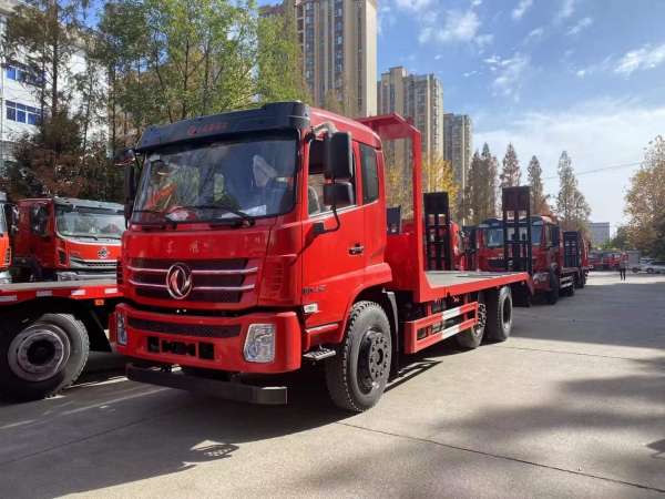 提升橋平板拖車拖17噸不超重