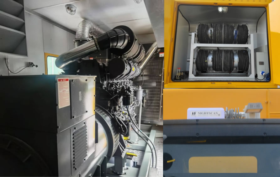 東風(fēng)天龍前四后八應(yīng)急電源車(chē)