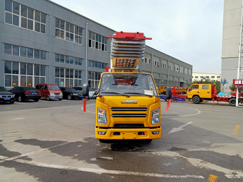 國六江鈴32米藍牌云梯車